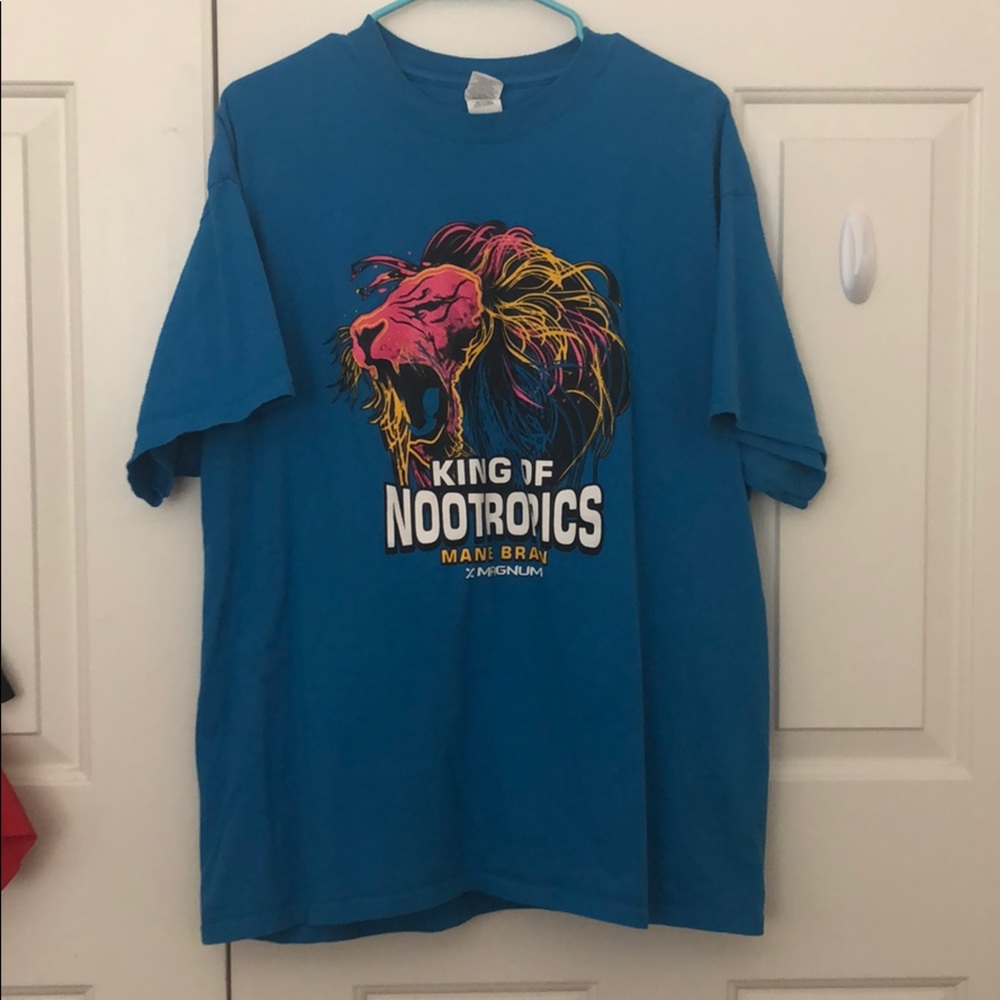 Plus size Gildan Tee shirt with a colorful lion XL